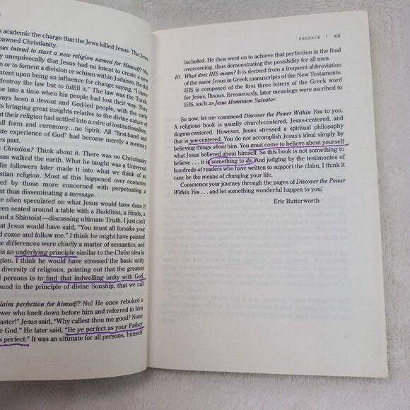 Discover the Power Within You: A Guide Paperback by Eric Butterworth - Picture 7 of 9